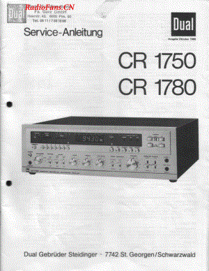 Dual-CR1780-rec-sm维修电路图 手册.pdf