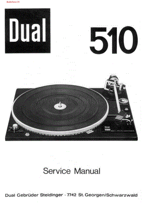 Dual-510-tt-sm维修电路图 手册.pdf
