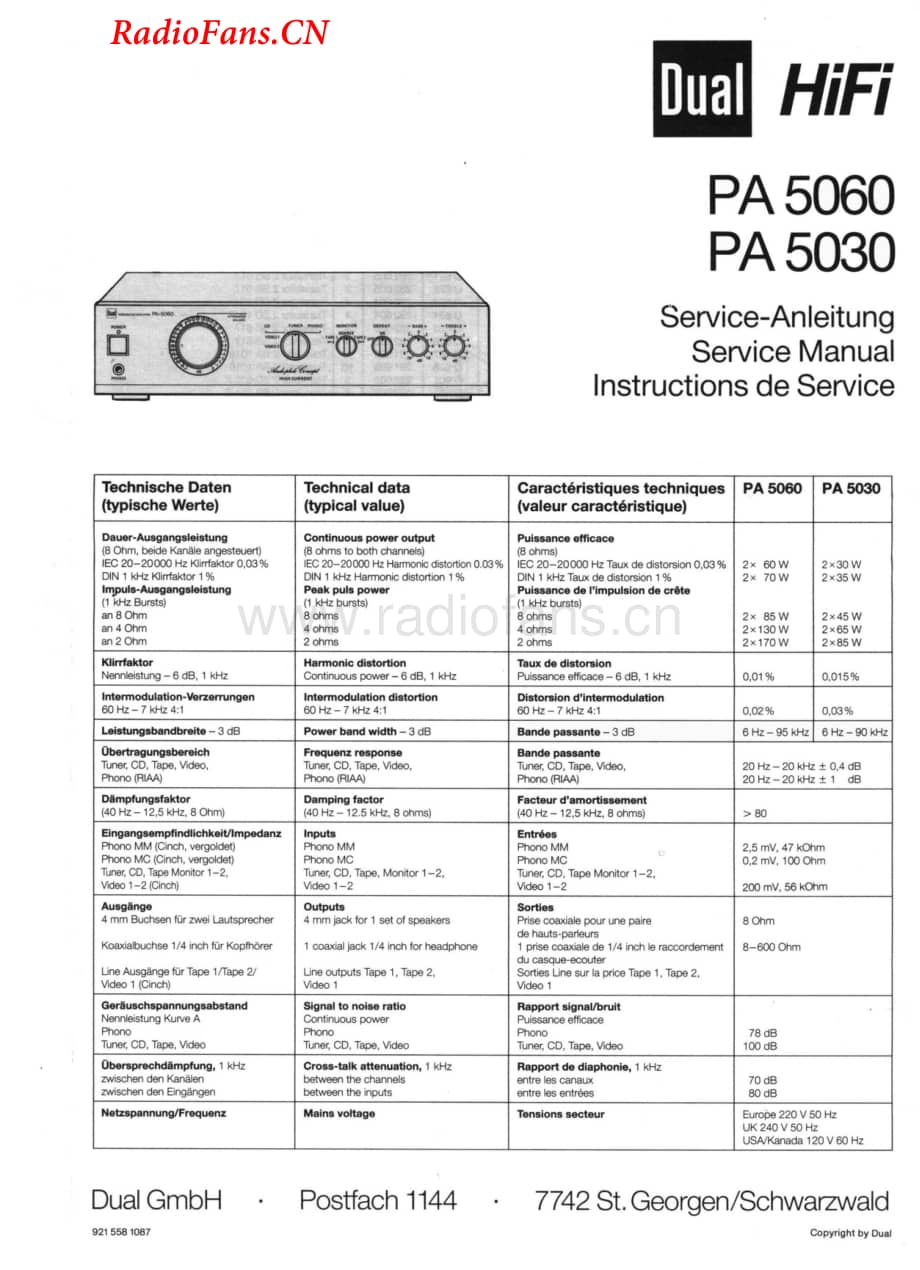 Dual-PA5030-int-sm维修电路图 手册.pdf_第1页