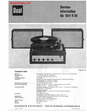 Dual-DP1011V26-tt-sm维修电路图 手册.pdf