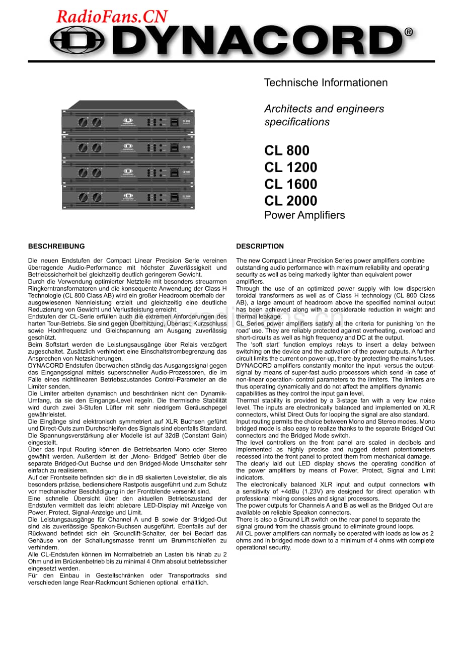 Dynacord-CL1600-pwr-ti维修电路图 手册.pdf_第1页