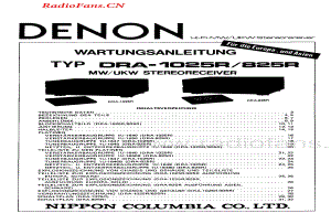 Denon-DRA1025R-rec-sm维修电路图 手册.pdf