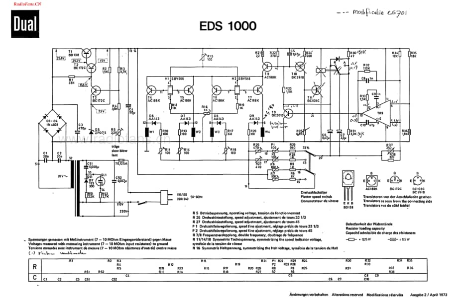 Dual-701-tt-sm2维修电路图 手册.pdf_第3页