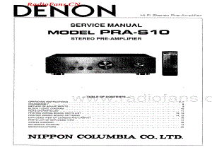 Denon-PRAS10-pre-sm维修电路图 手册.pdf