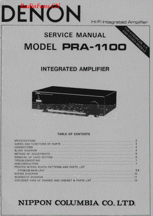 Denon-PRA1100-pre-sm维修电路图 手册.pdf