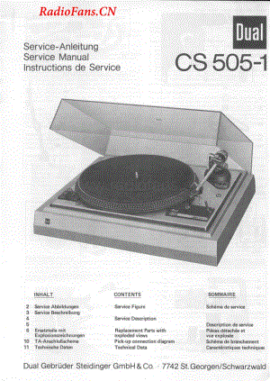 Dual-CS505-1-tt-sm维修电路图 手册.pdf