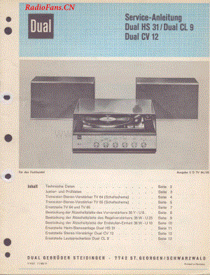 Dual-HS31-tt-sm维修电路图 手册.pdf
