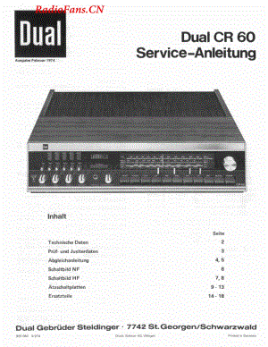 Dual-CR60-rec-sm维修电路图 手册.pdf