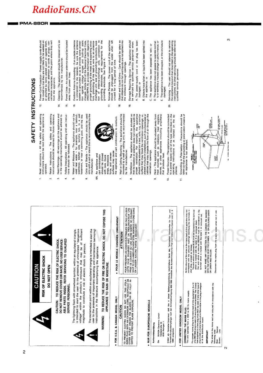 Denon-PMA880R-int-sm维修电路图 手册.pdf_第2页