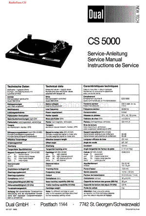 Dual-CS5000-tt-sm2维修电路图 手册.pdf