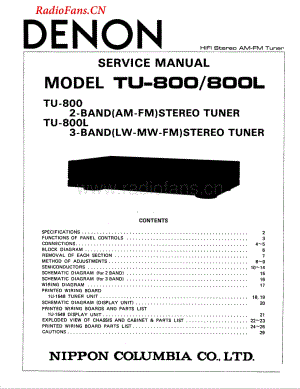 Denon-TU800-tun-sm维修电路图 手册.pdf