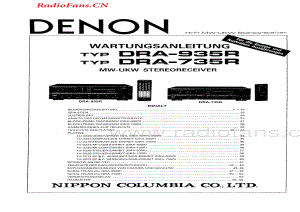 Denon-DRA735R-rec-sm维修电路图 手册.pdf