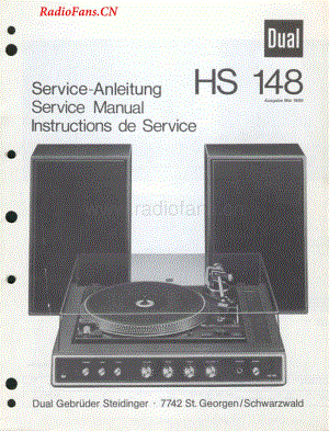 Dual-HS148-tt-sm维修电路图 手册.pdf