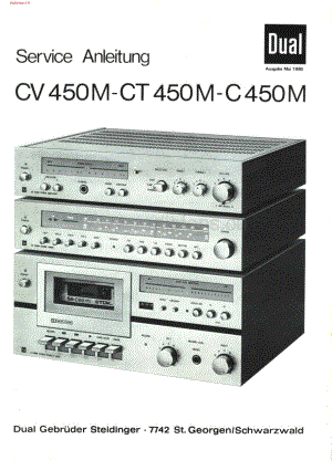 Dual-C450M-tape-sm维修电路图 手册.pdf