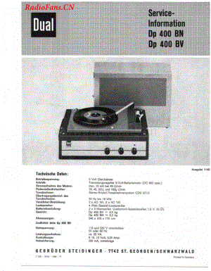 Dual-DP400BV-tt-sm维修电路图 手册.pdf