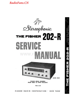 Fisher-202-rec-sm(1)维修电路图 手册.pdf