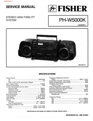 Fisher-PHW5000K-mc-sch维修电路图 手册.pdf