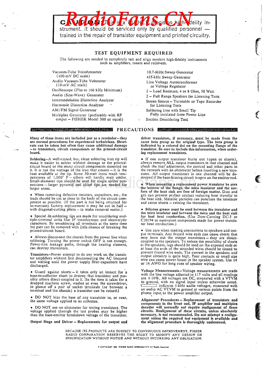 Fisher-700T-rec-sm维修电路图 手册.pdf_第2页