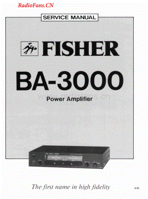 Fisher-BA3000-pwr-sm维修电路图 手册.pdf
