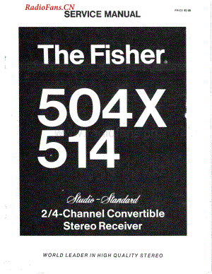Fisher-514-rec-sm(1)维修电路图 手册.pdf