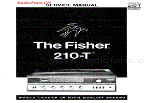 Fisher-210T-rec-sm维修电路图 手册.pdf