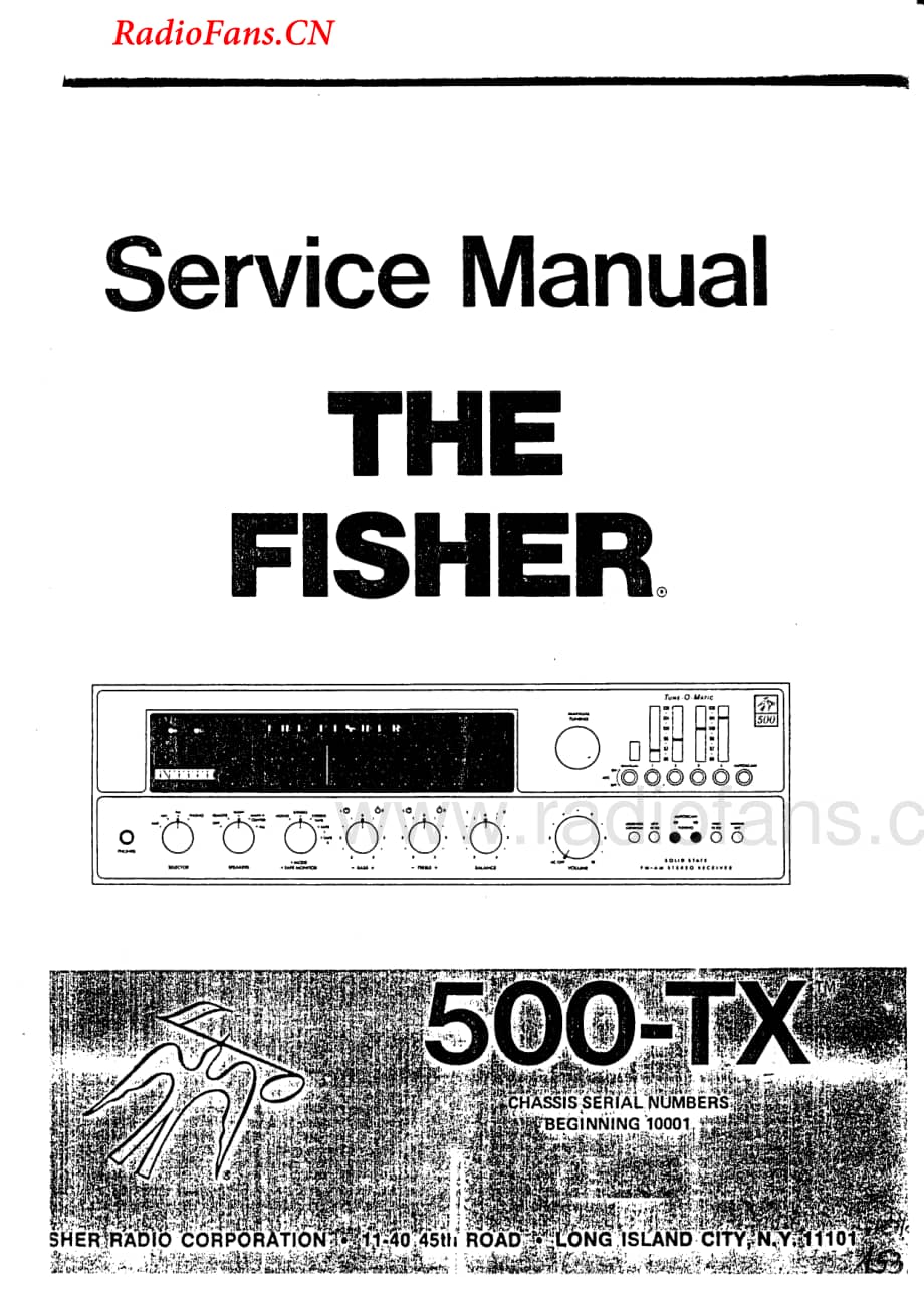 Fisher-500TX-rec-sm1维修电路图 手册.pdf_第1页