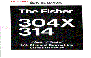 Fisher-304X-rec-sm维修电路图 手册.pdf
