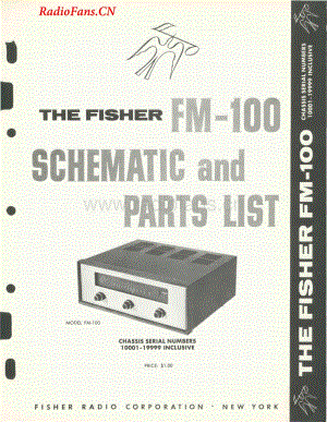 Fisher-FM100-tun-sch维修电路图 手册.pdf