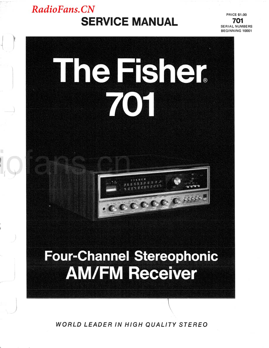 Fisher-701-rec-sm维修电路图 手册.pdf_第1页