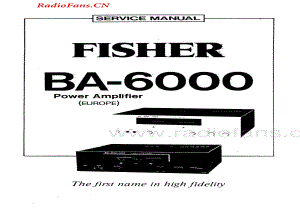 Fisher-BA6000-pwr-sm维修电路图 手册.pdf