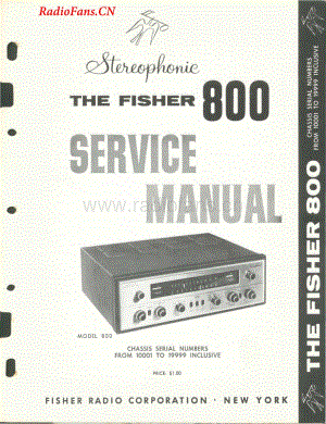Fisher-800-rec-sm(1)维修电路图 手册.pdf