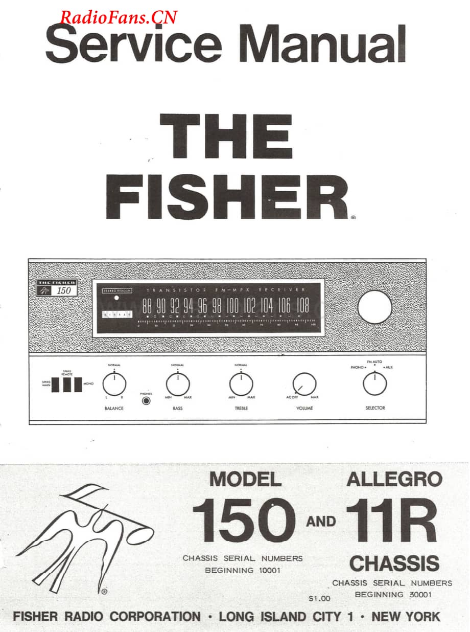 Fisher-150-rec-sm(1)维修电路图 手册.pdf_第1页