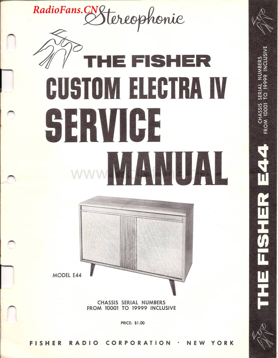 Fisher-E44MKIV-mc-sm维修电路图 手册.pdf_第1页