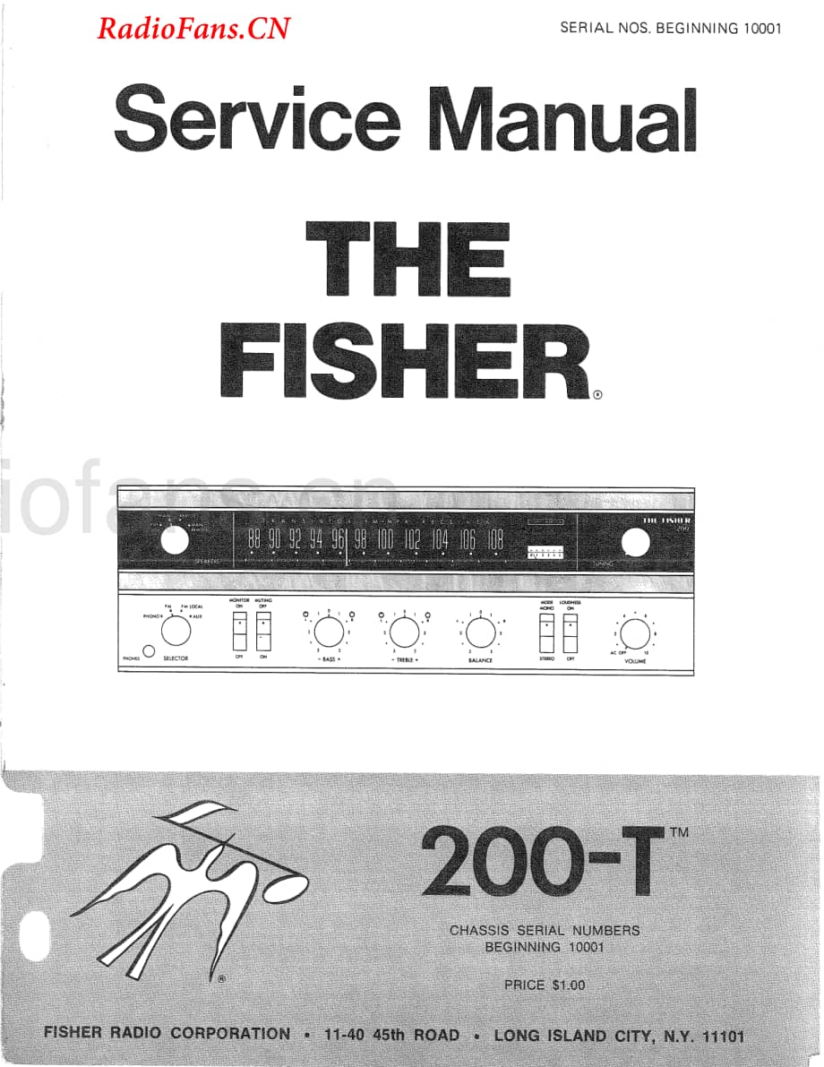 Fisher-200T-rec-sm(1)维修电路图 手册.pdf_第1页