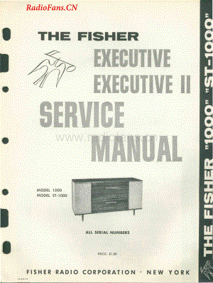 Fisher-Executive1000-mc-sm维修电路图 手册.pdf