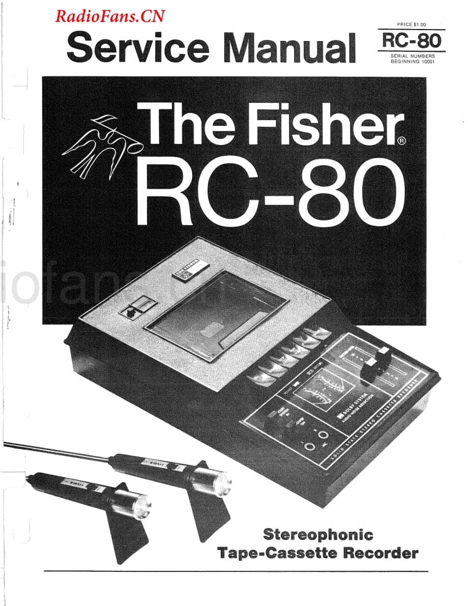 Fisher-RC80-tape-sm维修电路图 手册.pdf_第1页