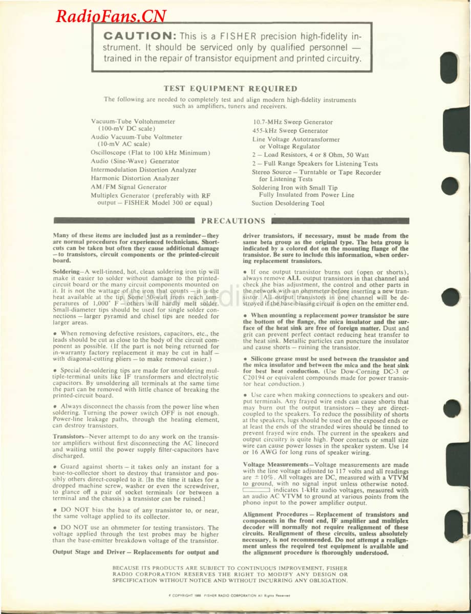 Fisher-500T-rec-sm维修电路图 手册.pdf_第2页