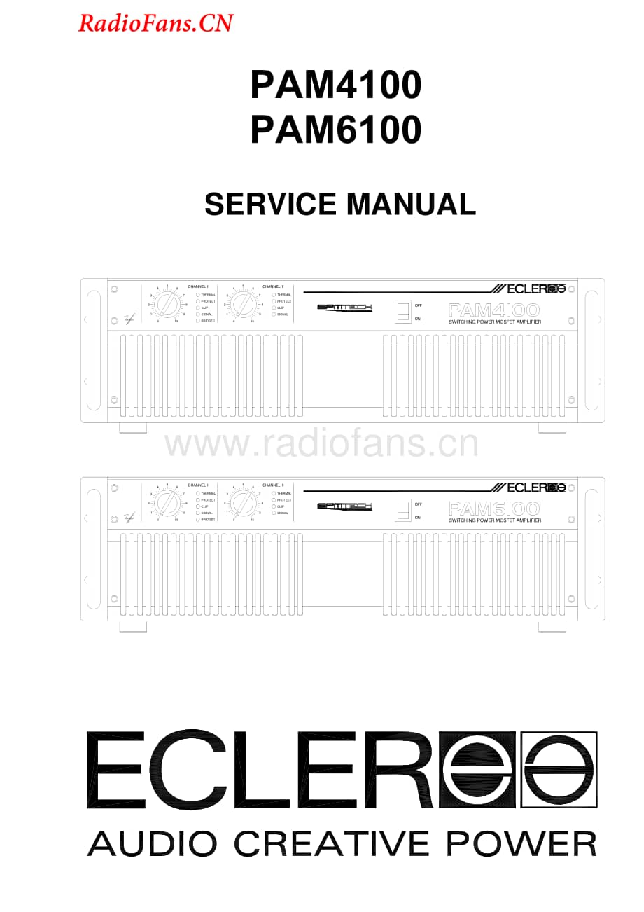 Ecler-PAM6100-pwr-sm维修电路图 手册.pdf_第1页