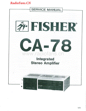 Fisher-CA78-int-sm维修电路图 手册.pdf