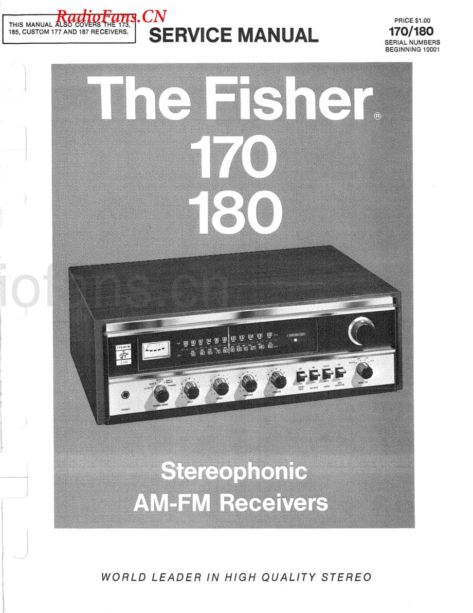 Fisher-170-rec-sm(1)维修电路图 手册.pdf_第1页