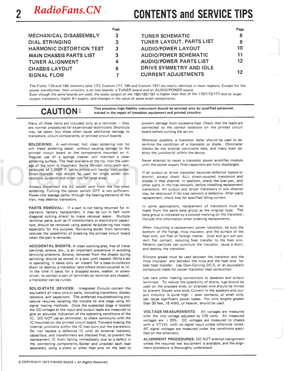 Fisher-170-rec-sm(1)维修电路图 手册.pdf_第2页