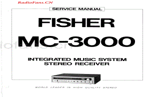 Fisher-MC3000-rec-sm维修电路图 手册.pdf