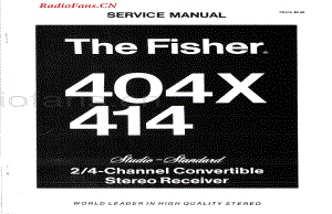 Fisher-404X-rec-sm(1)维修电路图 手册.pdf