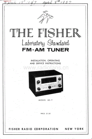 Fisher-80T-tun-sm维修电路图 手册.pdf