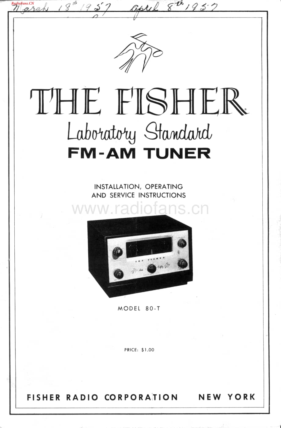 Fisher-80T-tun-sm维修电路图 手册.pdf_第1页