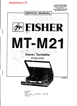 Fisher-MTM21-tt-sm维修电路图 手册.pdf