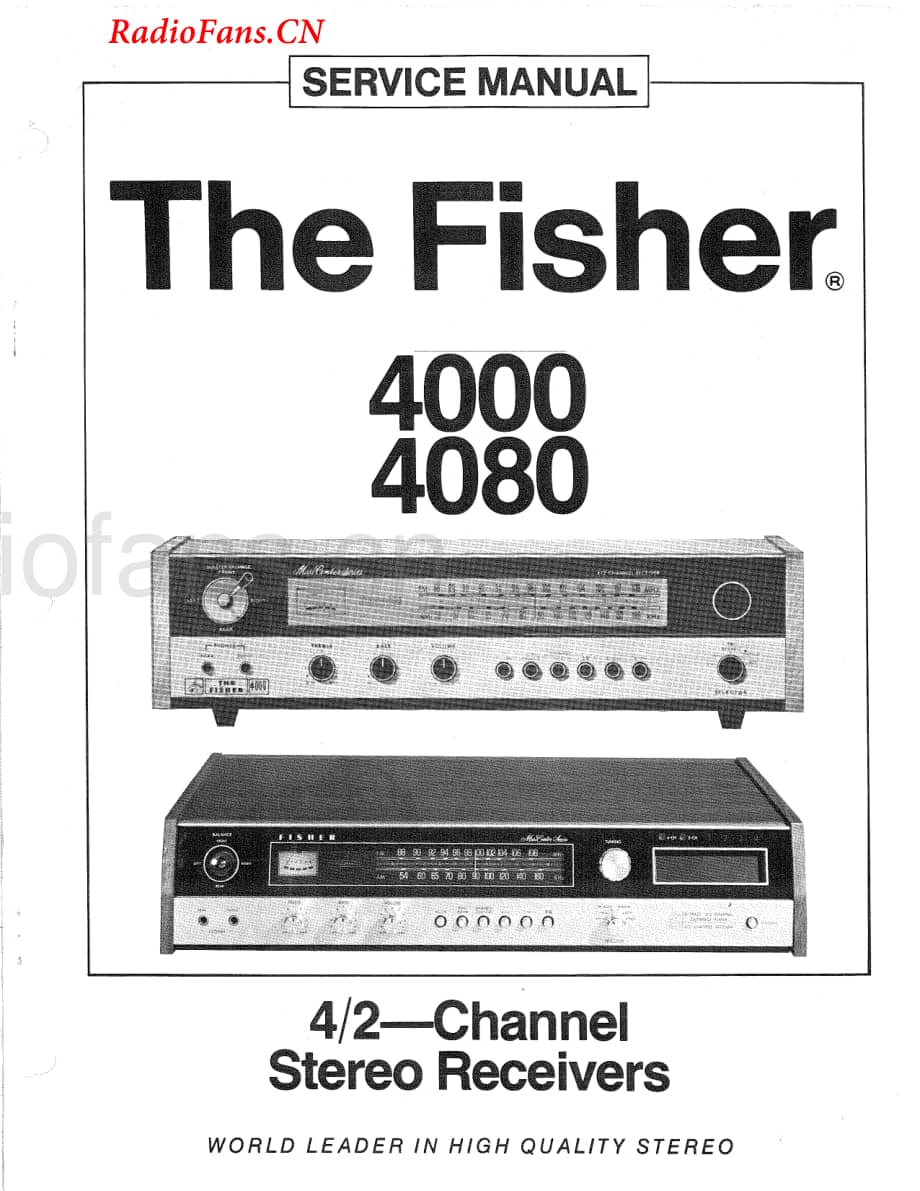 Fisher-4000-rec-sm(1)维修电路图 手册.pdf_第1页