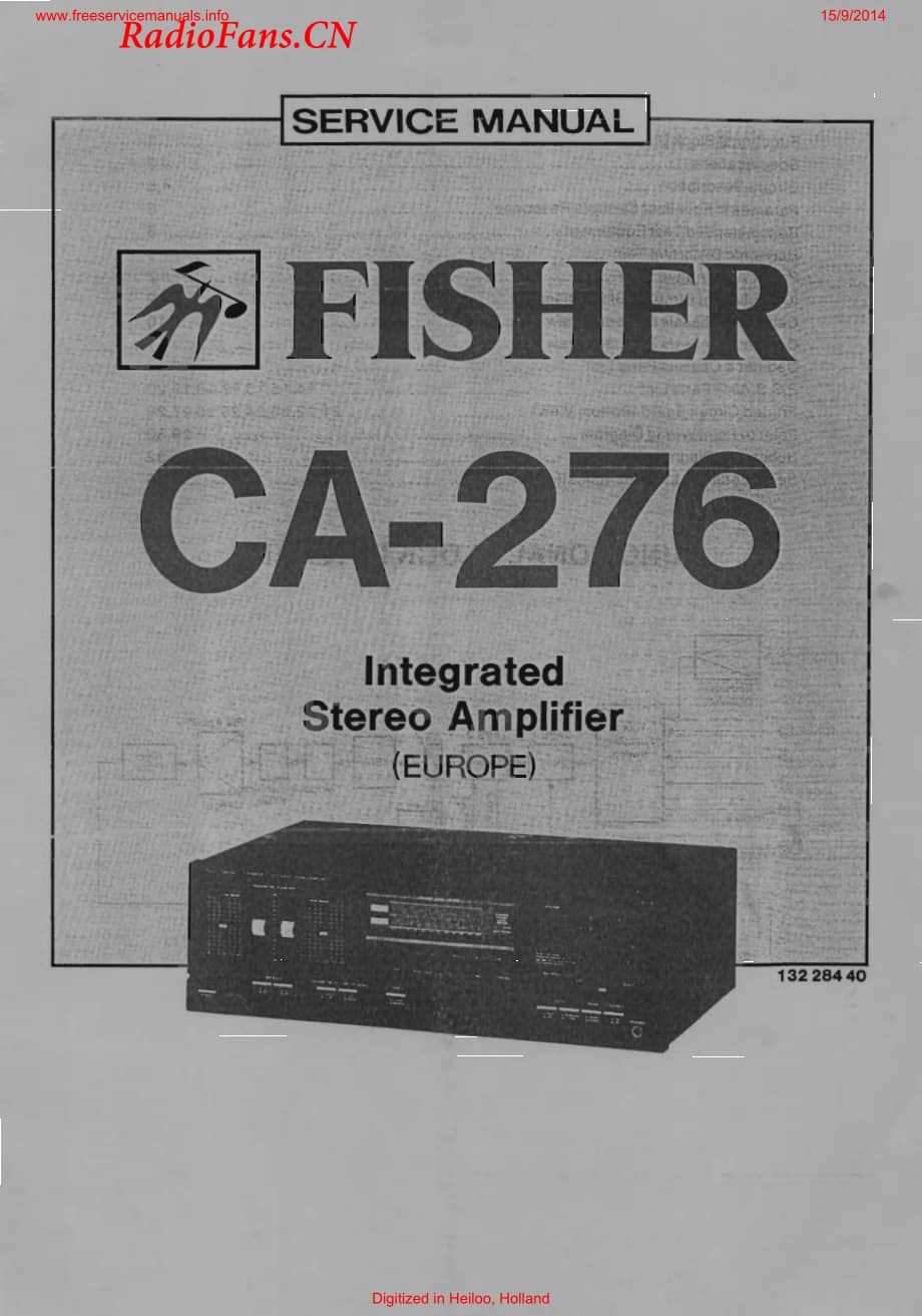 Fisher-CA276-int-sm维修电路图 手册.pdf_第1页