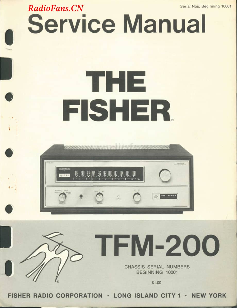 Fisher-TFM200-tun-sm维修电路图 手册.pdf_第1页