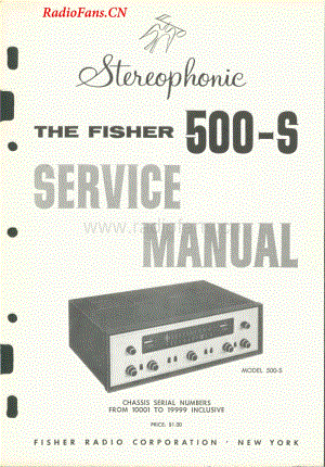 Fisher-500S-rec-sm维修电路图 手册.pdf